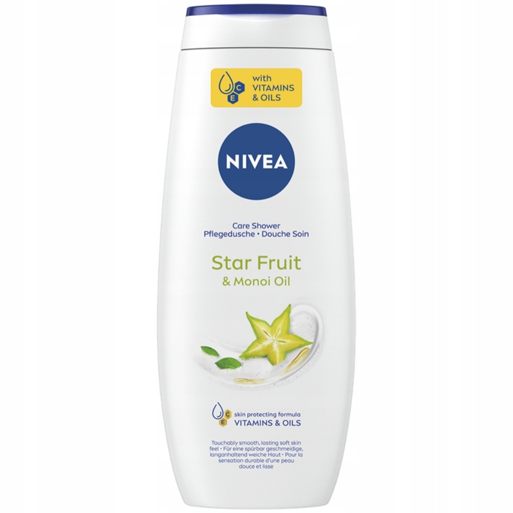 Nivea Star Fruit Monoi Oil Kremowy Owocowy Żel Pod Prysznic Karambola 500ml