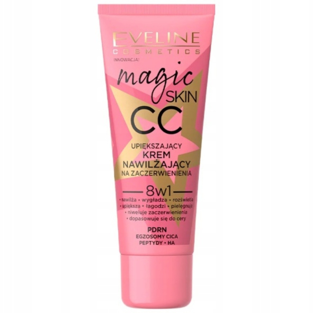 Eveline Magic Skin CC Krem Do Twarzy 8w1 Nawilżający i Na Zaczerwienienia
