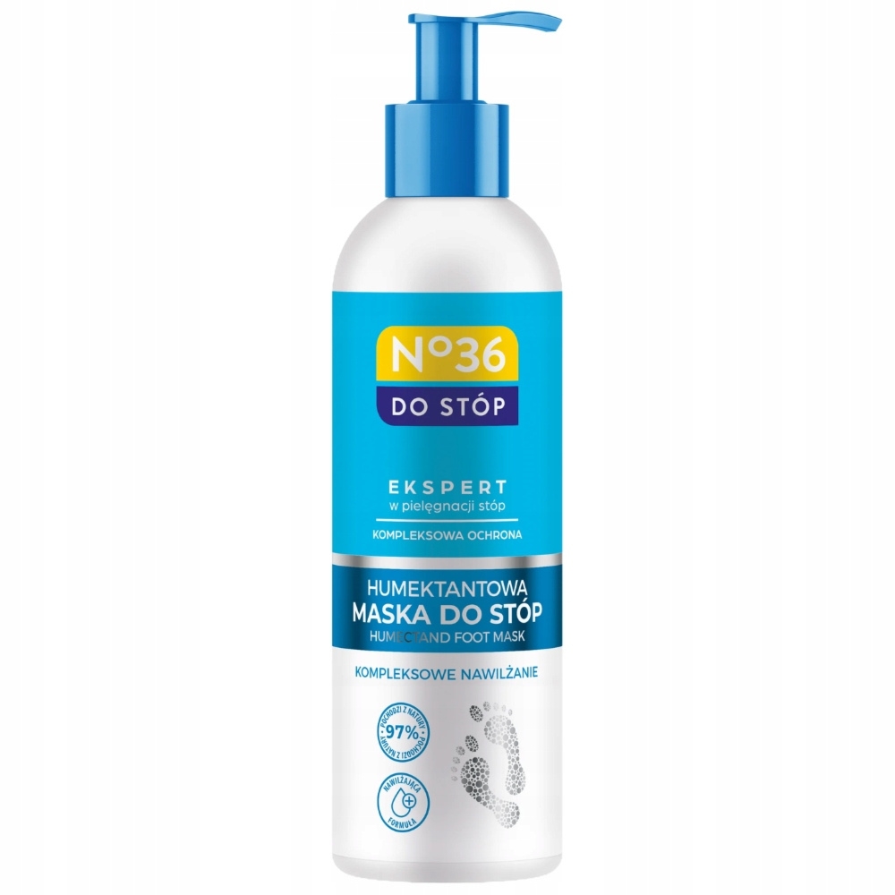 No36 Humektantowa Maska Do Stóp Nawilżająca Olej Bawełniany Betaina 150ml