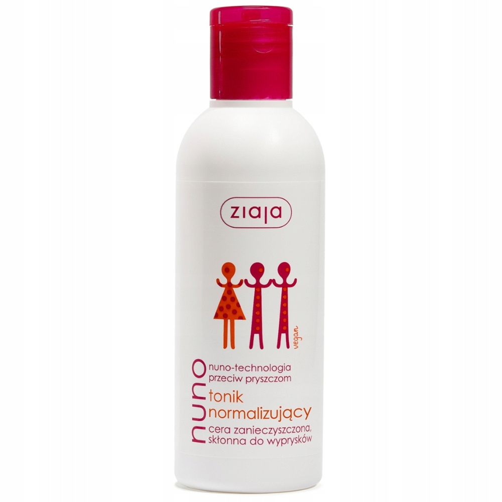 Ziaja Nuno Normalizujący Tonik Do Twarzy Antybakteryjny z Miętą 200ml