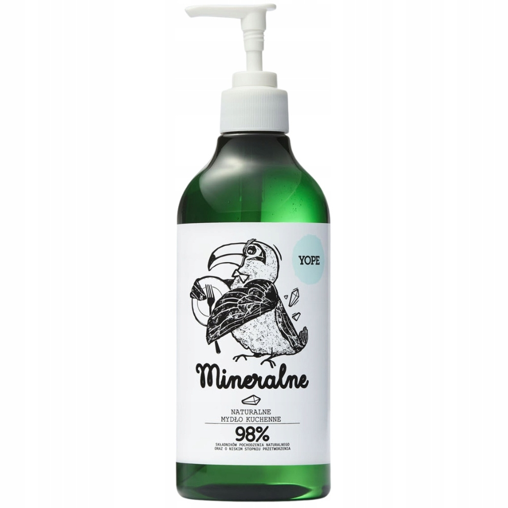 Yope Mineralne Mydło w Płynie Do Rąk Kuchenne Neutralizujące Zapachy 500ml