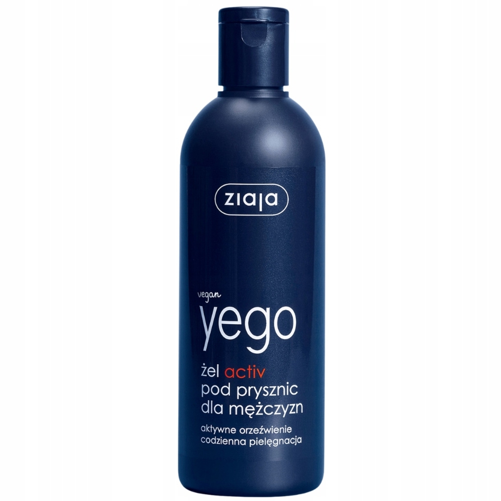 Ziaja Yego Activ MęskiŻel Pod Prysznic Do Mycia Ciała Orzeźwiający 300ml