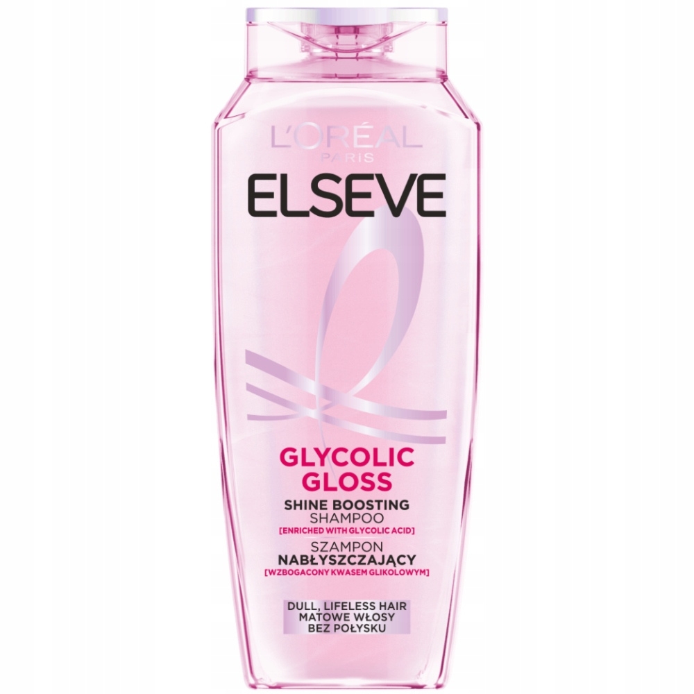 Loreal Elseve Glycolic Gloss Zestaw Do Włosów Matowych Szampon + Odżywka