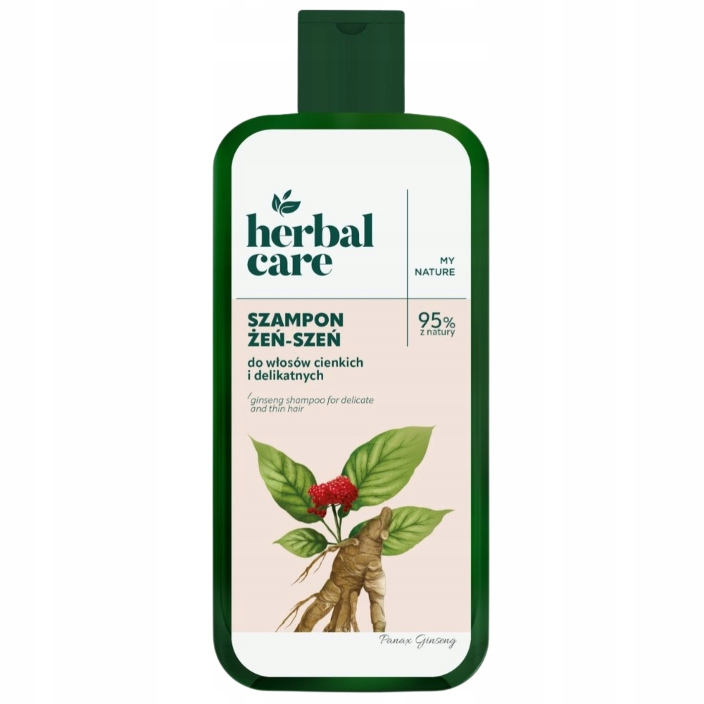Herbal Care My Nature Szampon Do Włosów Cienkich Delikatnych Żeń Szeń 330ml