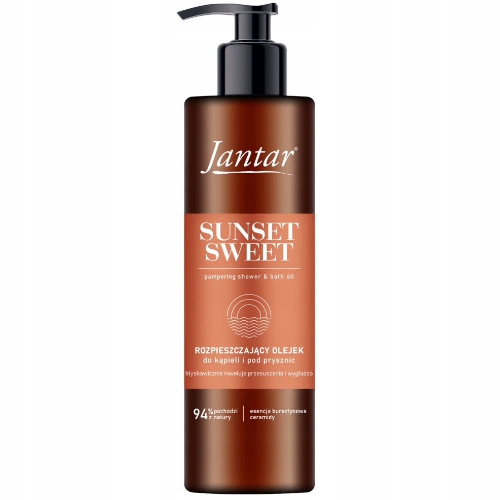Jantar Rozpieszczający Olejek Pod Prysznic i Do Kąpieli Sunset Sweet 400ml