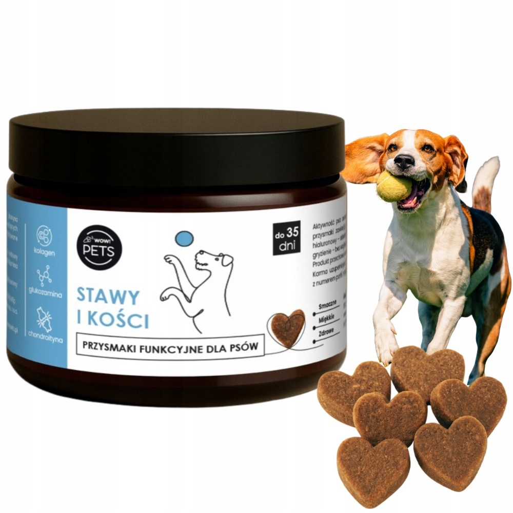 Wow Pets Przysmaki Dla Psa Aktywnego i Starszego Suplement Stawy Kości 100g