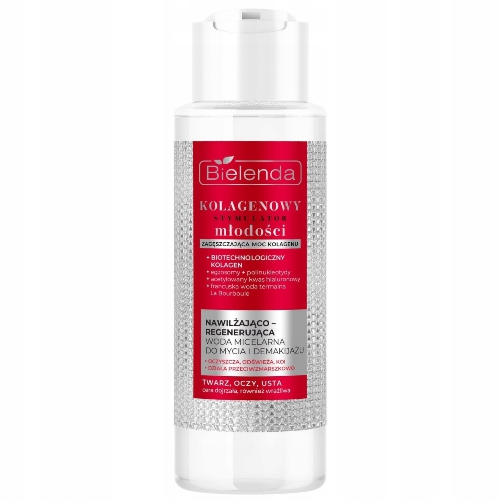 Bielenda Kolagenowy Stymulator Młodości Woda Micelarna Do Demakijażu 400ml