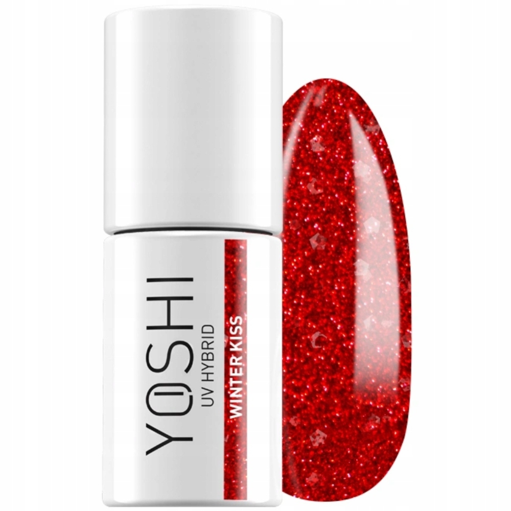 Yoshi Holly Holiday Lakier Hybrydowy Do Paznokci Brokat 624 Winter Kiss 6ml
