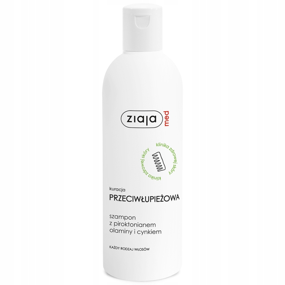 Ziaja Med Szampon Do Włosów Przeciwłupieżowy z Piroktonianem Olaminy 300 ml