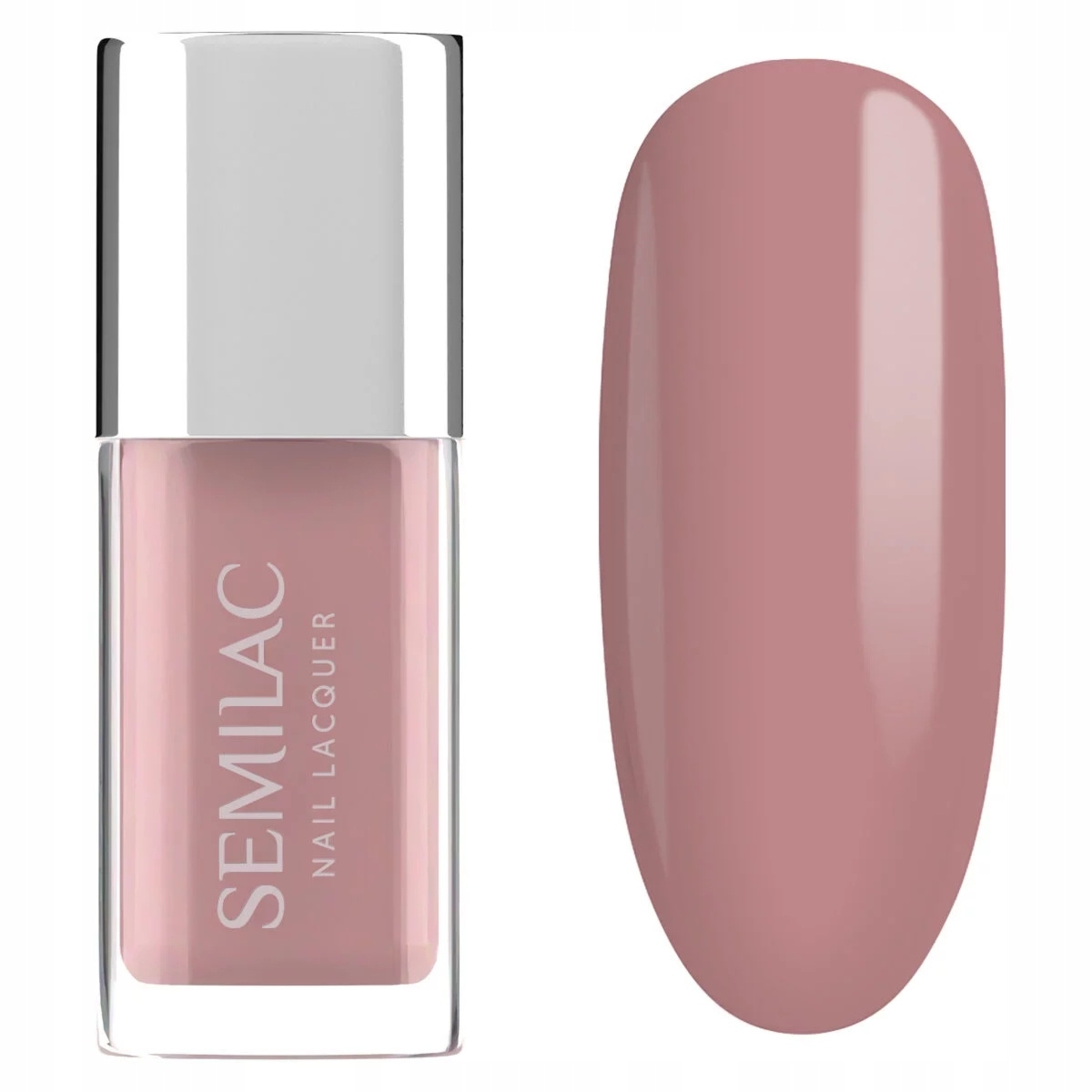 Semilac Nail Lacquer Klasyczny Lakier Do Paznokci 107 Classic Nude 9ml