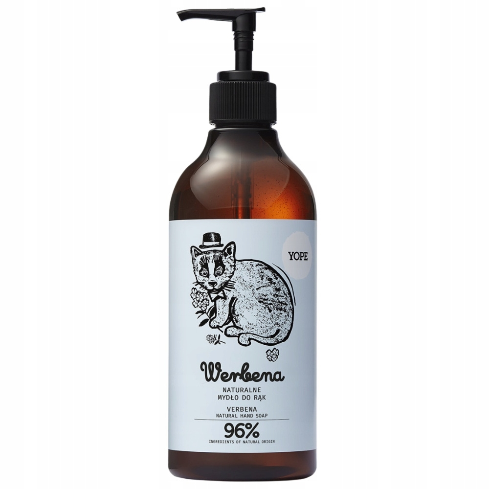 Yope Naturalne Mydło w Płynie Do Rąk Nawilżające Cytrusowe Werbena 500ml
