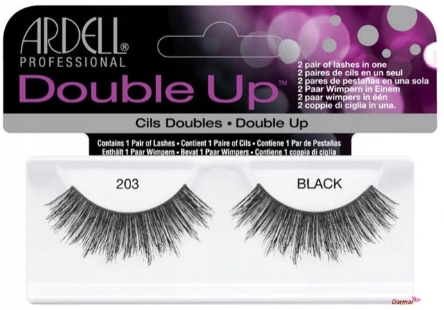 Ardell Rzęsy Czarne Na Pasku Double Up Black 203
