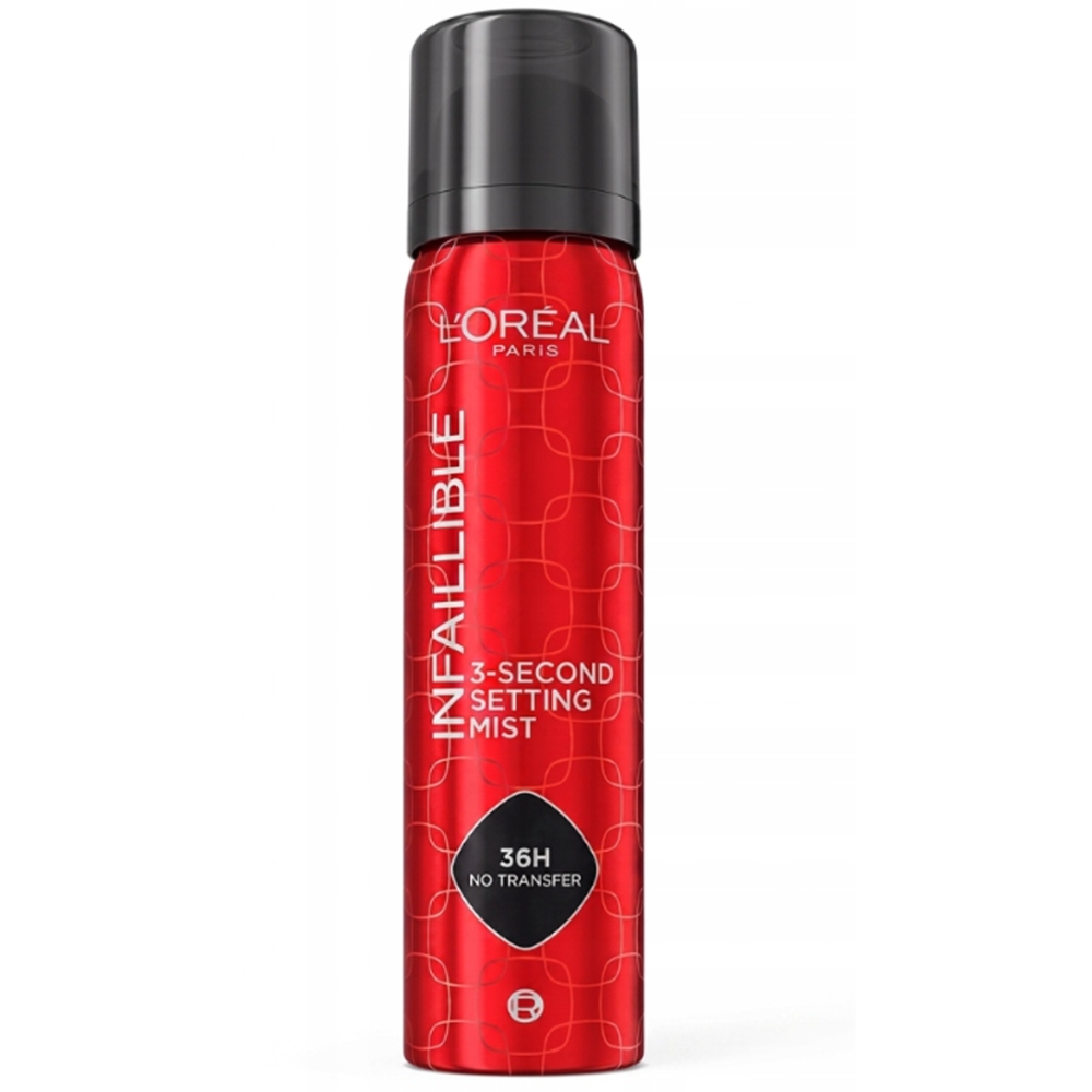 L’Oreal Infaillible Spray Utrwalający Makijaż 3-Sekundowy 36H Trwały 75 ml