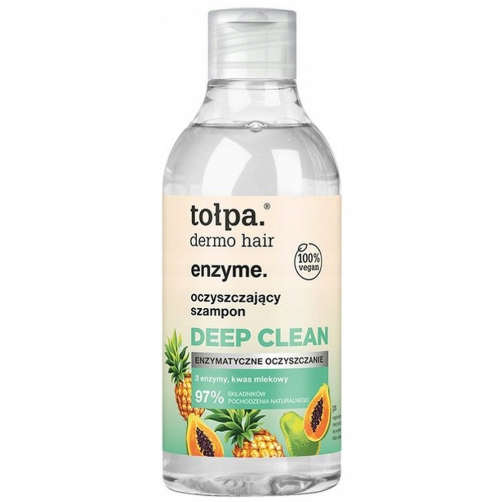Tołpa Dermo Hair Enzyme Oczyszczający Szampon Do Włosów Deep Clean 300ml