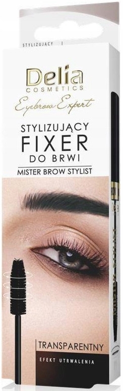 Delia Eyebrow Expert Stylizujący Fixer do Brwi Transparent