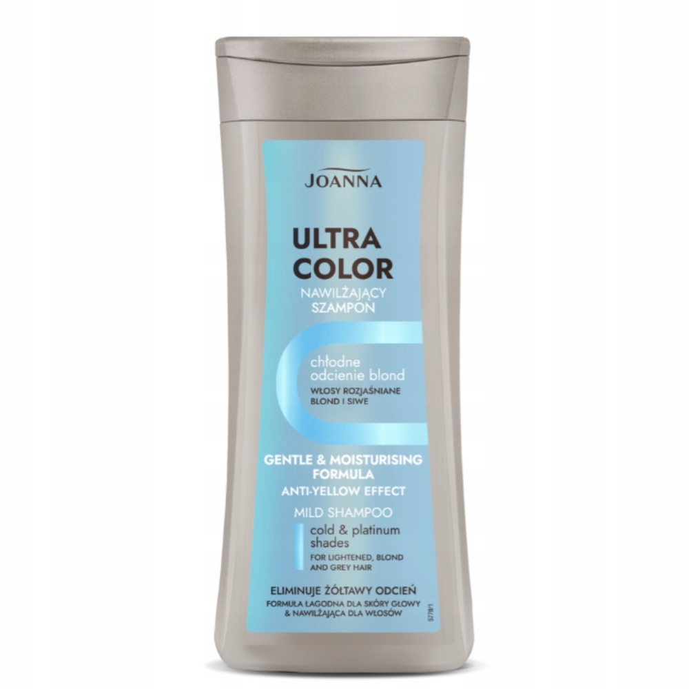 Joanna Ultra Color Szampon Do Włosów Blond Srebrna Ochładza Kolor 200ml