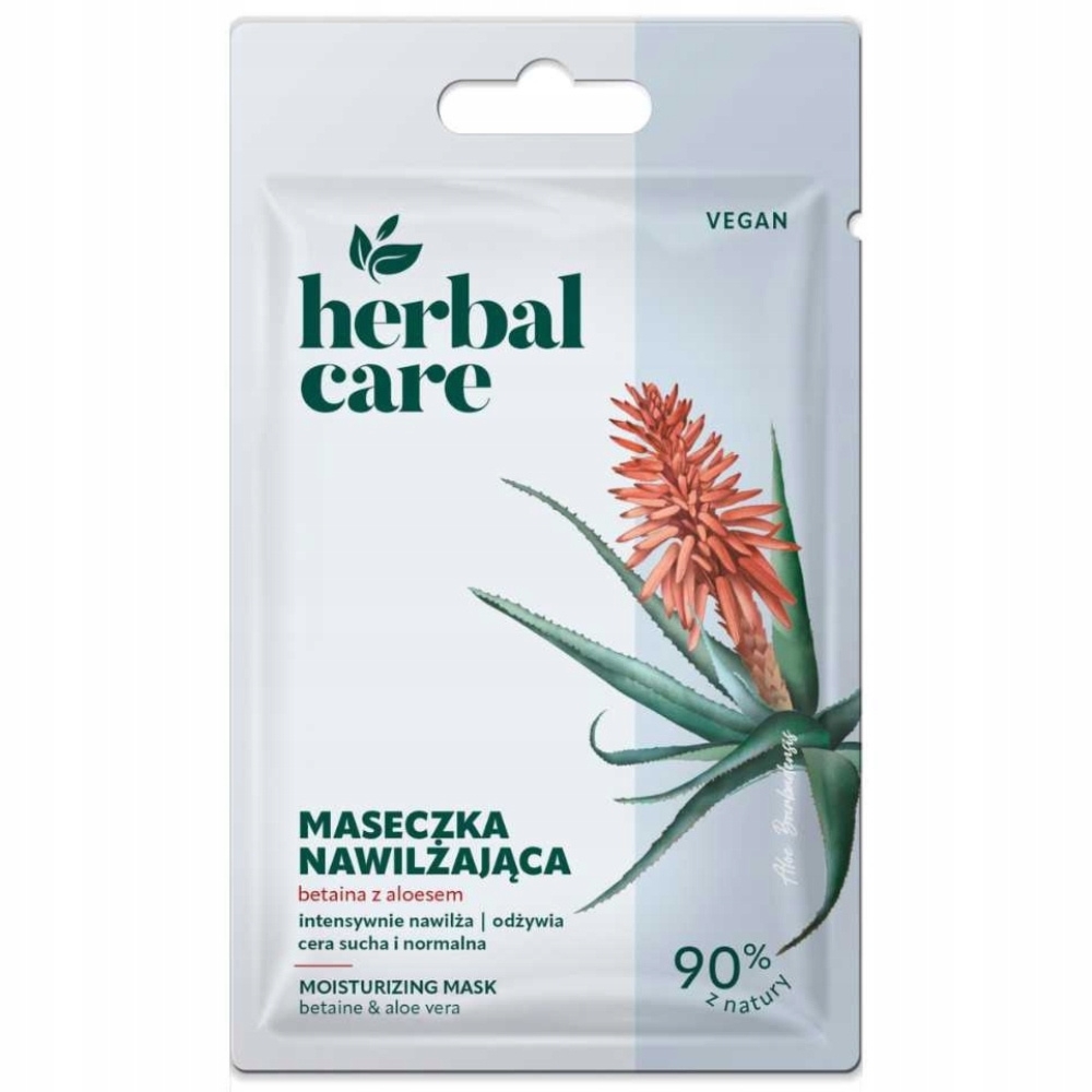 Herbal Care Nawilżająca Maseczka Do Twarzy Cera Sucha Betaina z Aloesem 7g