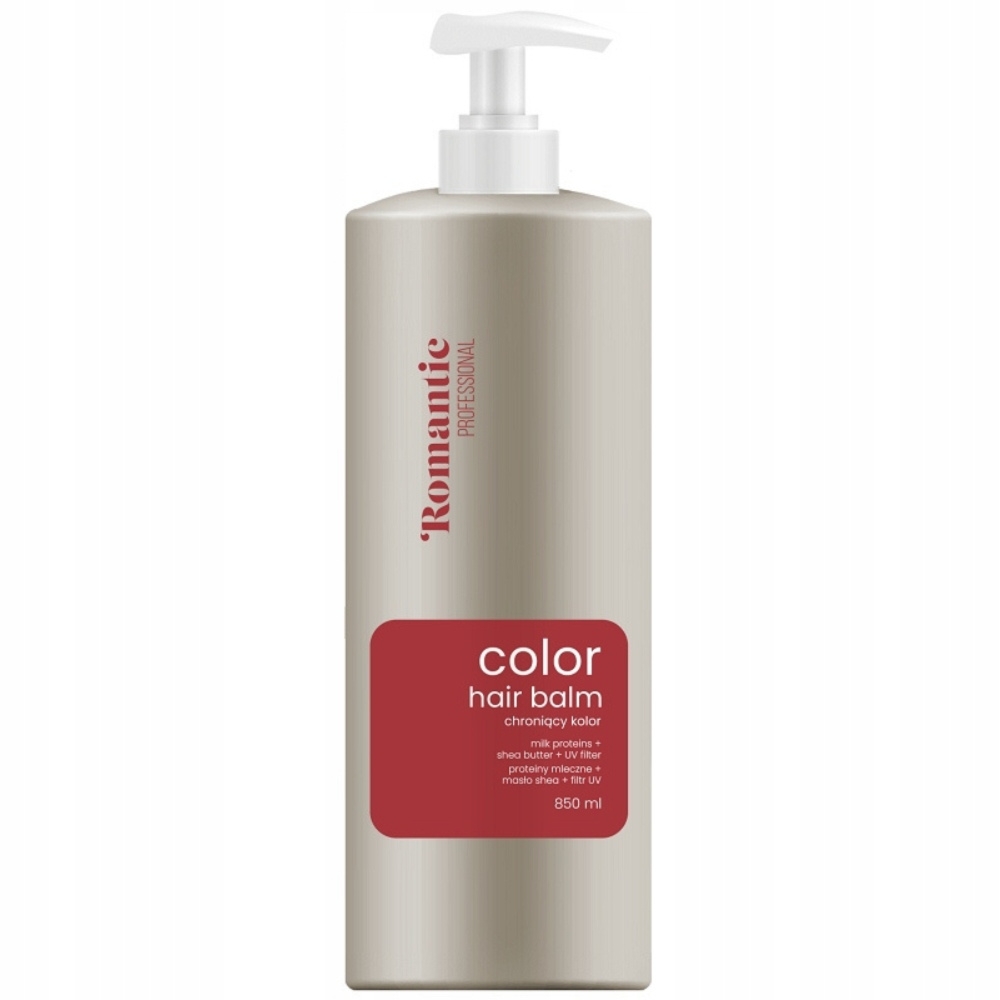Romantic Color Balsam Do Włosów Farbowanych Ochrona Koloru Filtr UV 850ml