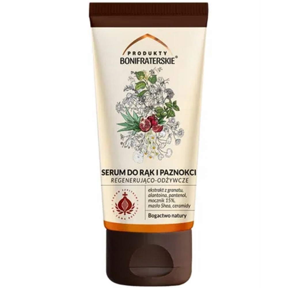 Bonifraterskie Serum Do Rąk Paznokci Regenerująco Odżywcze Mocznik 15% 50ml
