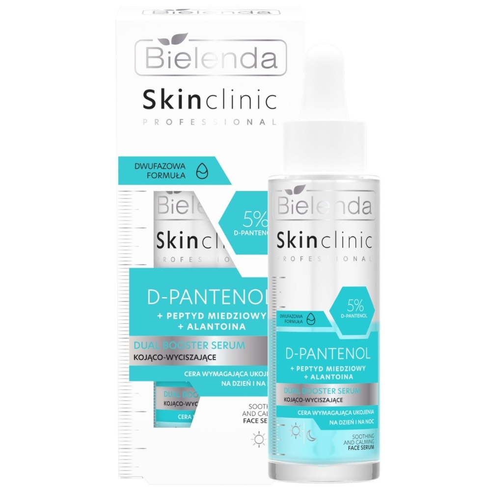 Bielenda Skin Clinic D-Pantenol Dual Booster Serum Do Twarzy Łagodzące 45ml