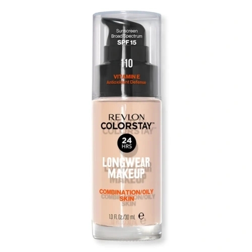 Revlon Colorstay Długotrwały Podkład Do Twarzy Cera Tłusta Mieszana 110 Ivory
