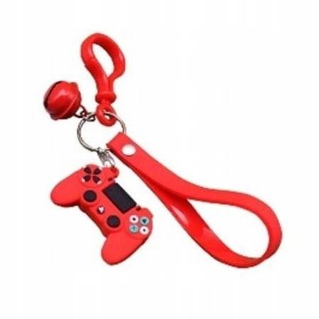 Brelok Do Kluczy Gamepad Czerwony Dla Gracza