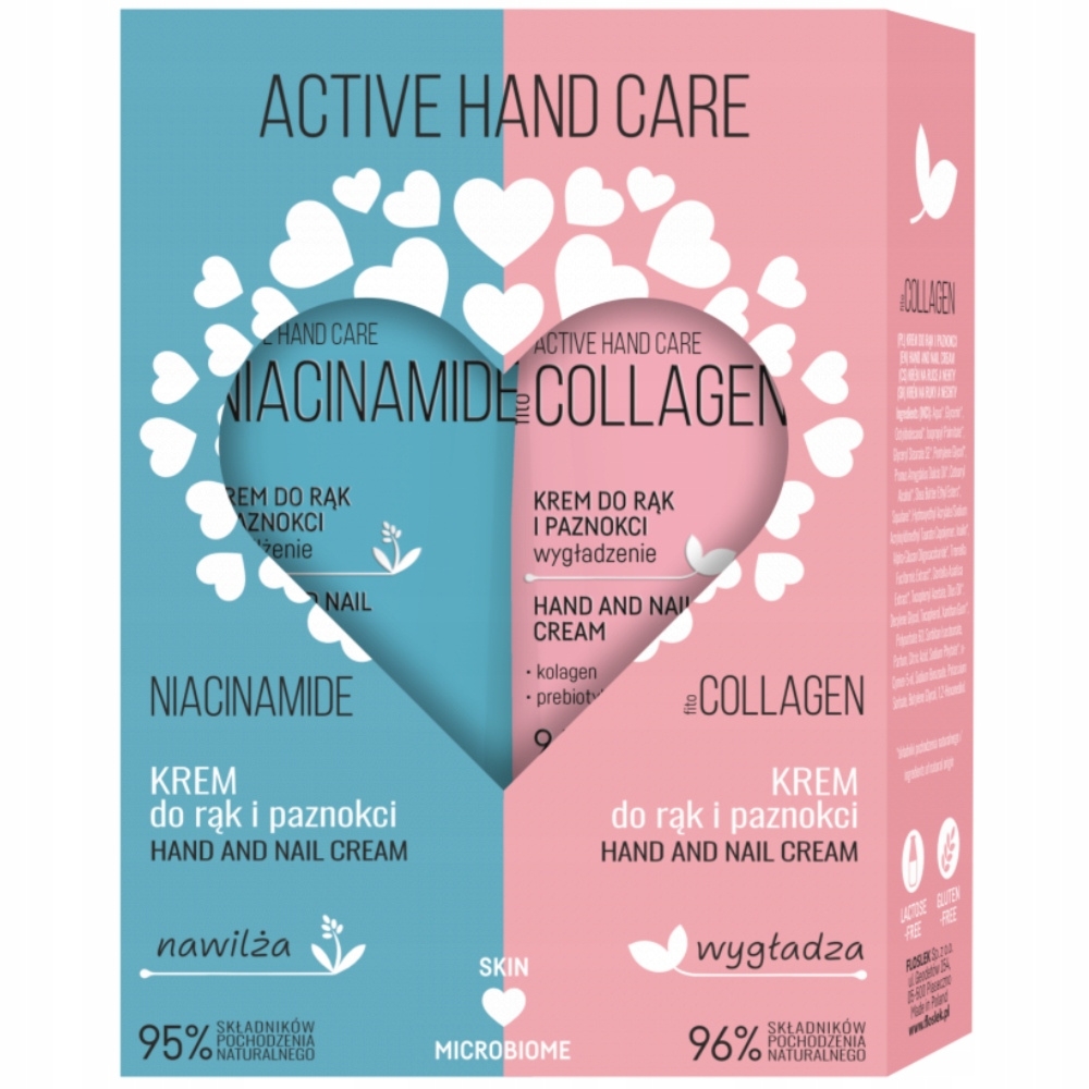 Floslek Active Hand Care Zestaw Prezentowy Kosmetyków Krem Do Rąk 2 x 50ml