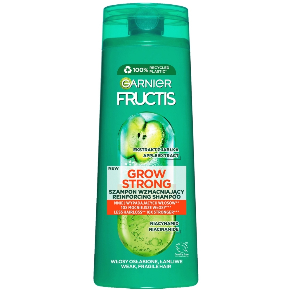 Garnier Fructis Wzmacniający Szampon Do Włosów Grow Strong Jabłko 400ml