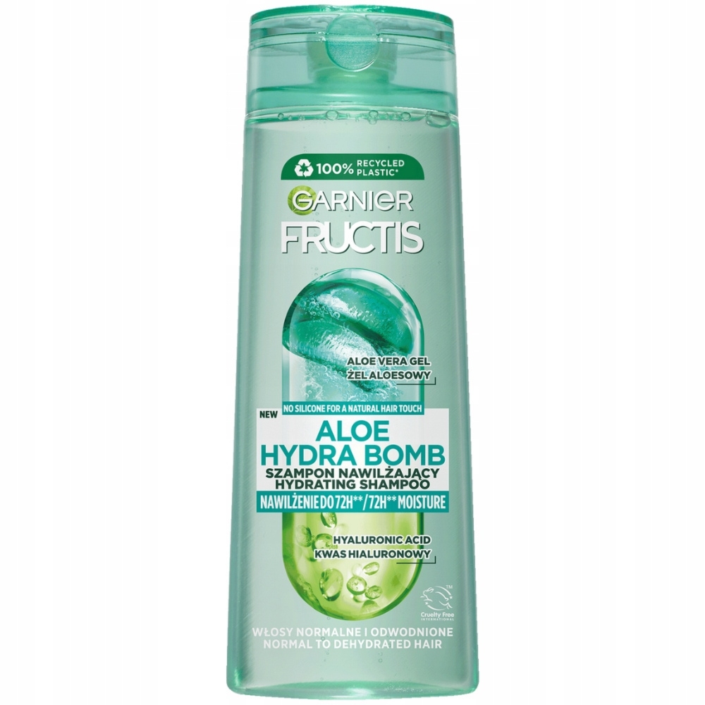 Garnier Fructis Silnie Nawilżający Szampon Do Włosów Aloe Hydra Bomb 400ml