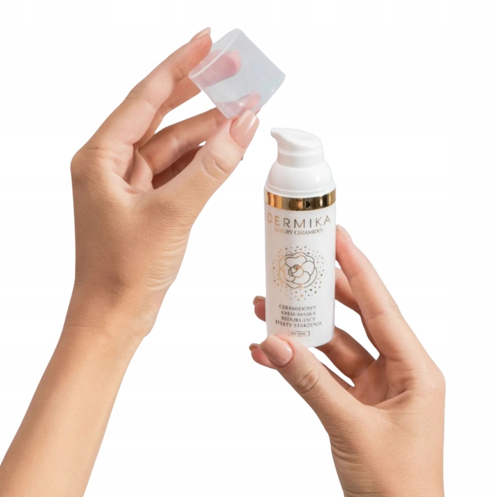 Dermika Luxury Ceramides Przeciwzmarszczkowy Krem Maska Do Twarzy Noc 50ml