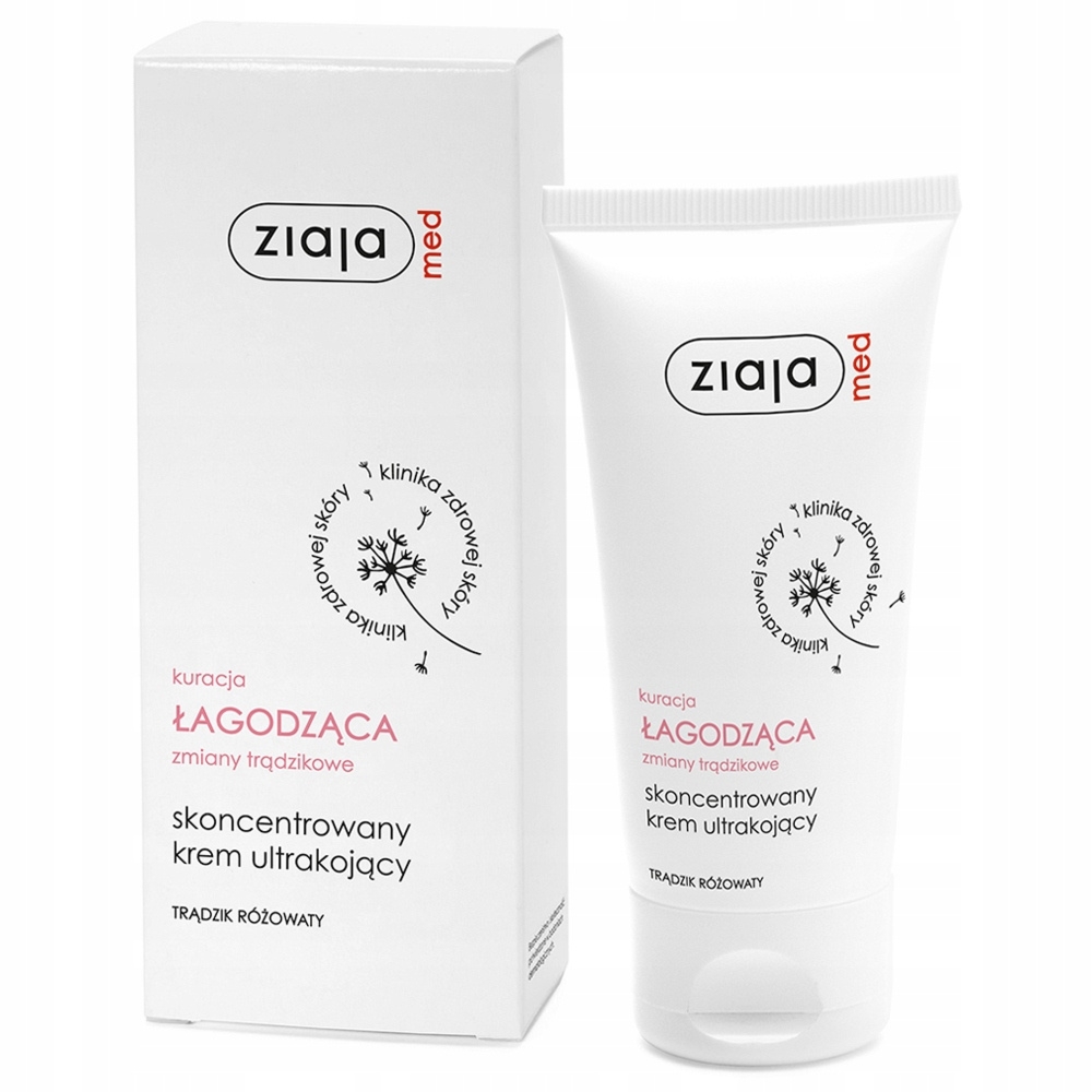 Ziaja Med Krem Ultrakojący Kuracja Łagodząca Zmiany Trądzikowe 50 ml