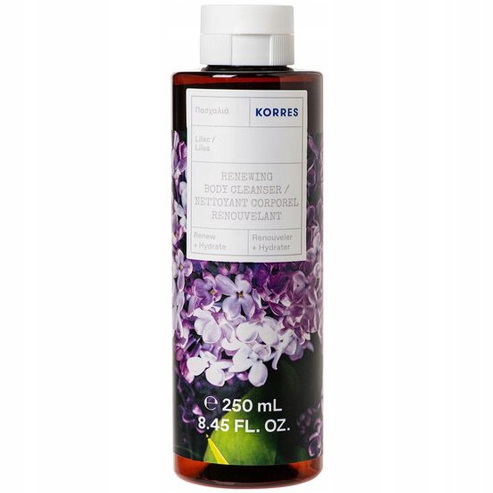 Korres Rewitalizujący Żel Pod Prysznic Lilac Ekstrat z Aloesu Bez 250 ml