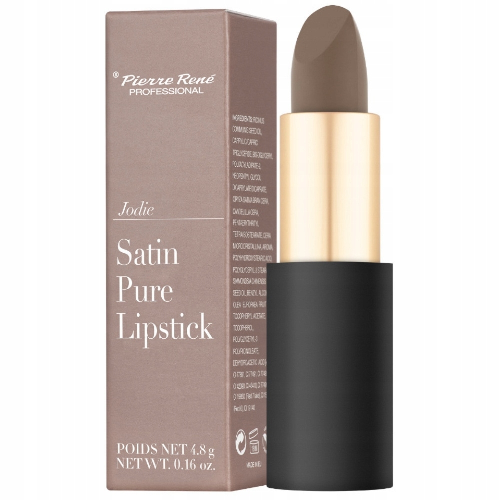 Pierre Rene Satin Pure Lipstick Pomadka Do Ust Satynowa 07 Jodie 4,8g