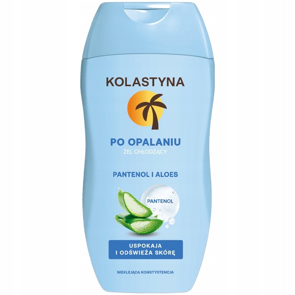 Kolastyna Chłodzący Żel Po Opalaniu Do Ciała z Pantenolem i Aloesem 150ml