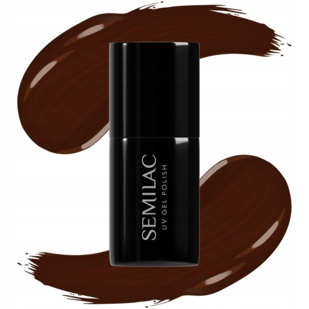 Semilac Lakier Hybrydowy Do Paznokci Manicure Brąz 941 Hot Chocolate 7ml