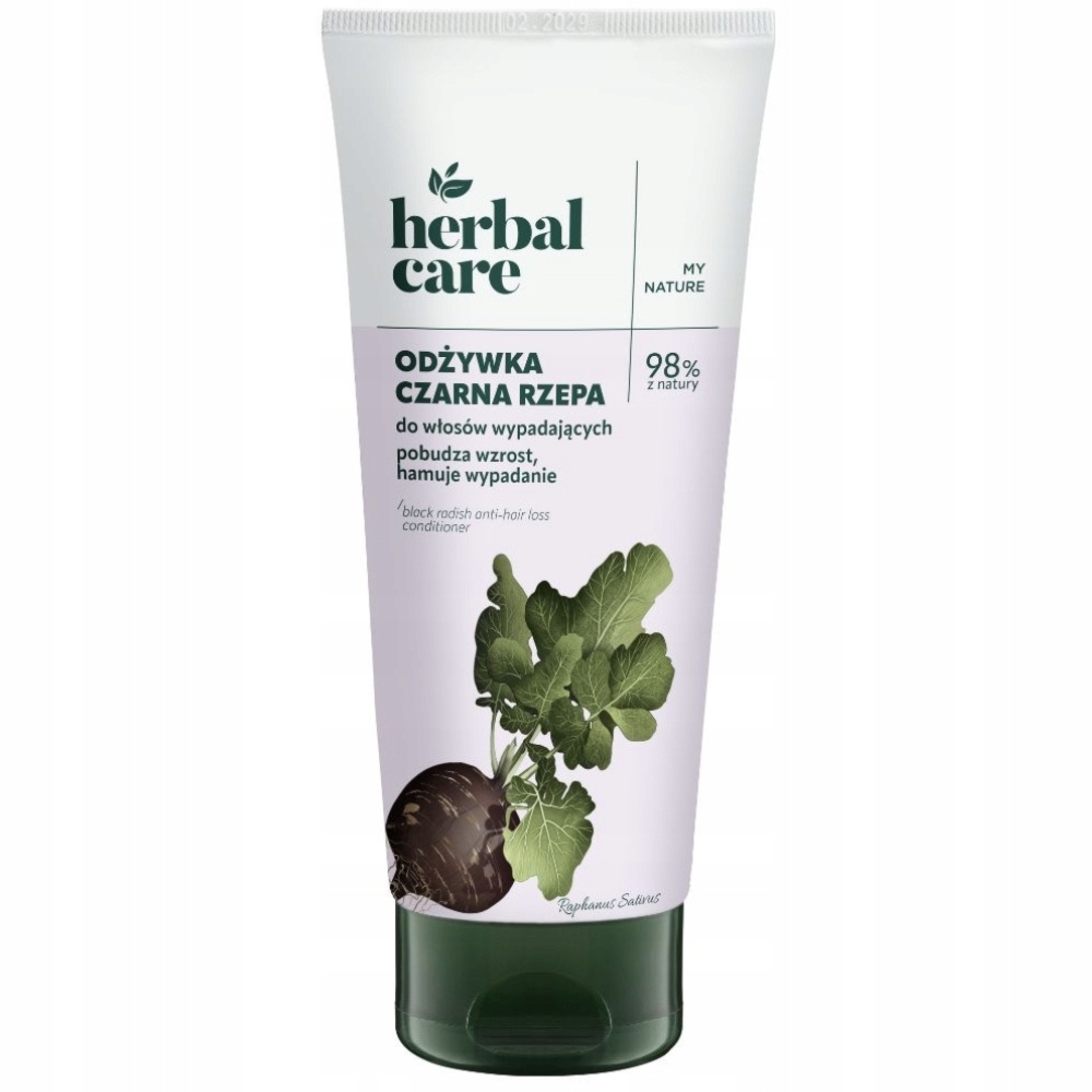 Herbal Care My Nature Odżywka Do Włosów Wypadających Czarna Rzepa 200ml