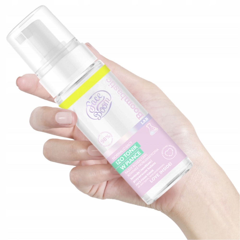 FaceBoom Boombastic Lab Normalizujący Izo Tonik Do Twarzy w Piance 150ml