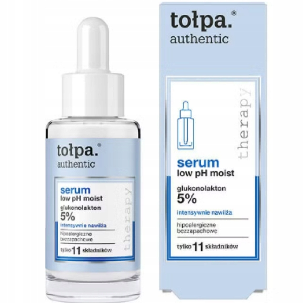 Tołpa Authentic Low pH Moist Intensywnie Nawilżające Serum Do Twarzy 30ml