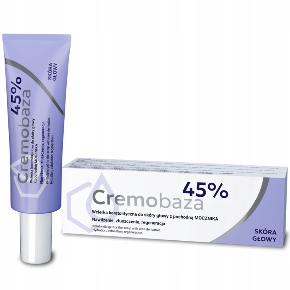 Cremobaza Keratolityczna Wcierka Do Skóry Głowy Pochodna Mocznika 45% 30ml