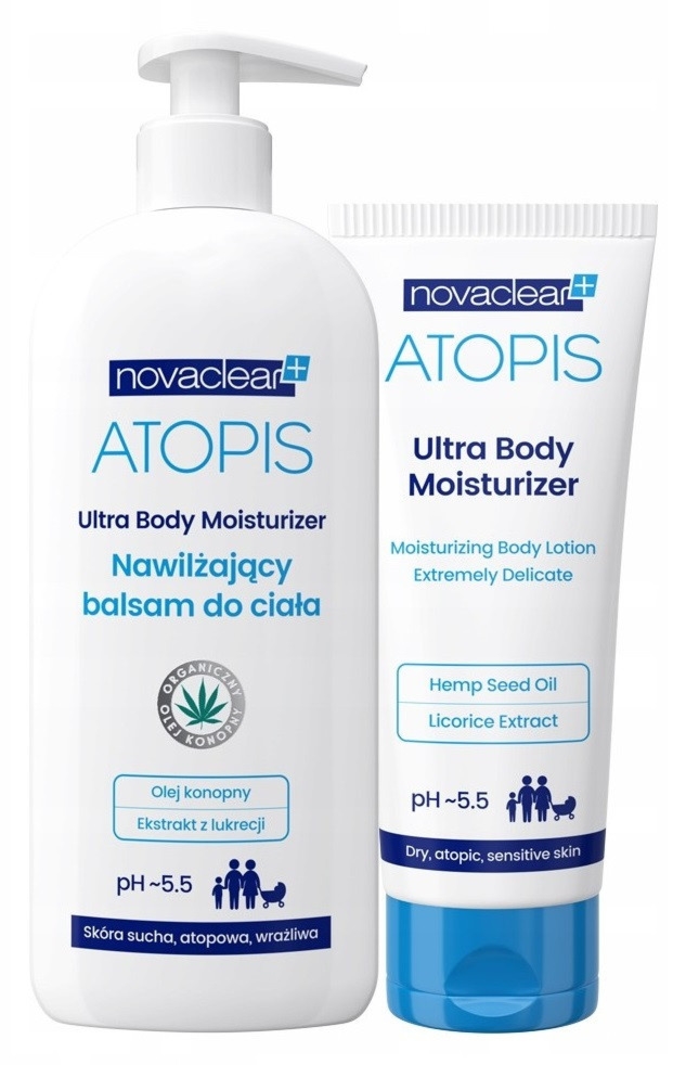 NovaClear Atopis Nawilżający Balsam do Ciała 500ml