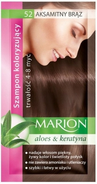 Marion Szampon Koloryzujący 52 Aksamitny Brąz