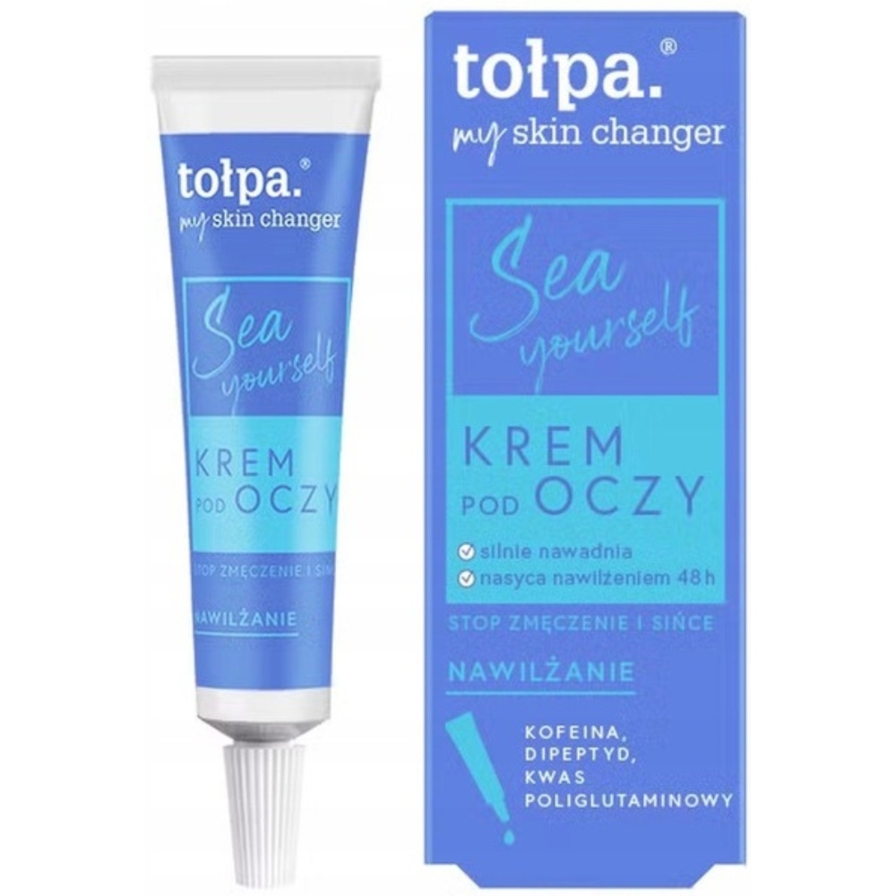 Tołpa My Skin Changer Sea Yourself Nawilżający Krem Pod Oczy z Kofeiną 10ml