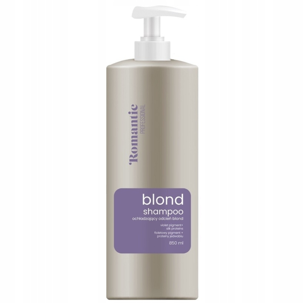 Romantic Blond Szampon Do Włosów Ochładzający Kolor Jedwab Olej Monoi 850ml