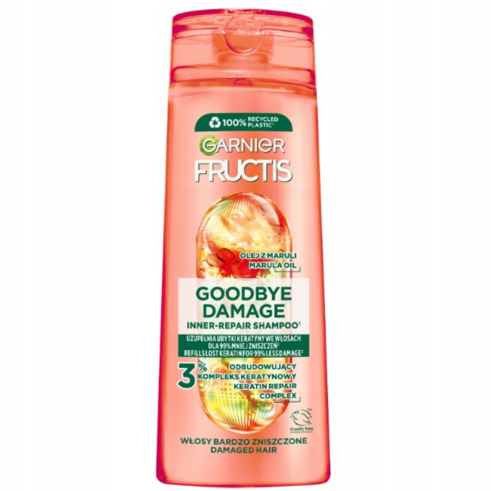 Garnier Fructis Silnie Regenerujący Szampon Do Włosów Goodbye Damage 400ml