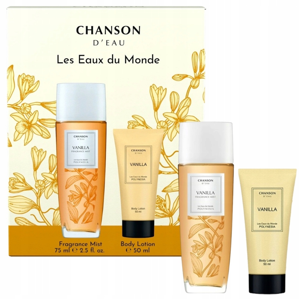Chanson D’Eau Vanilla Zestaw Prezentowy Dla Kobiety Mgiełka + Balsam