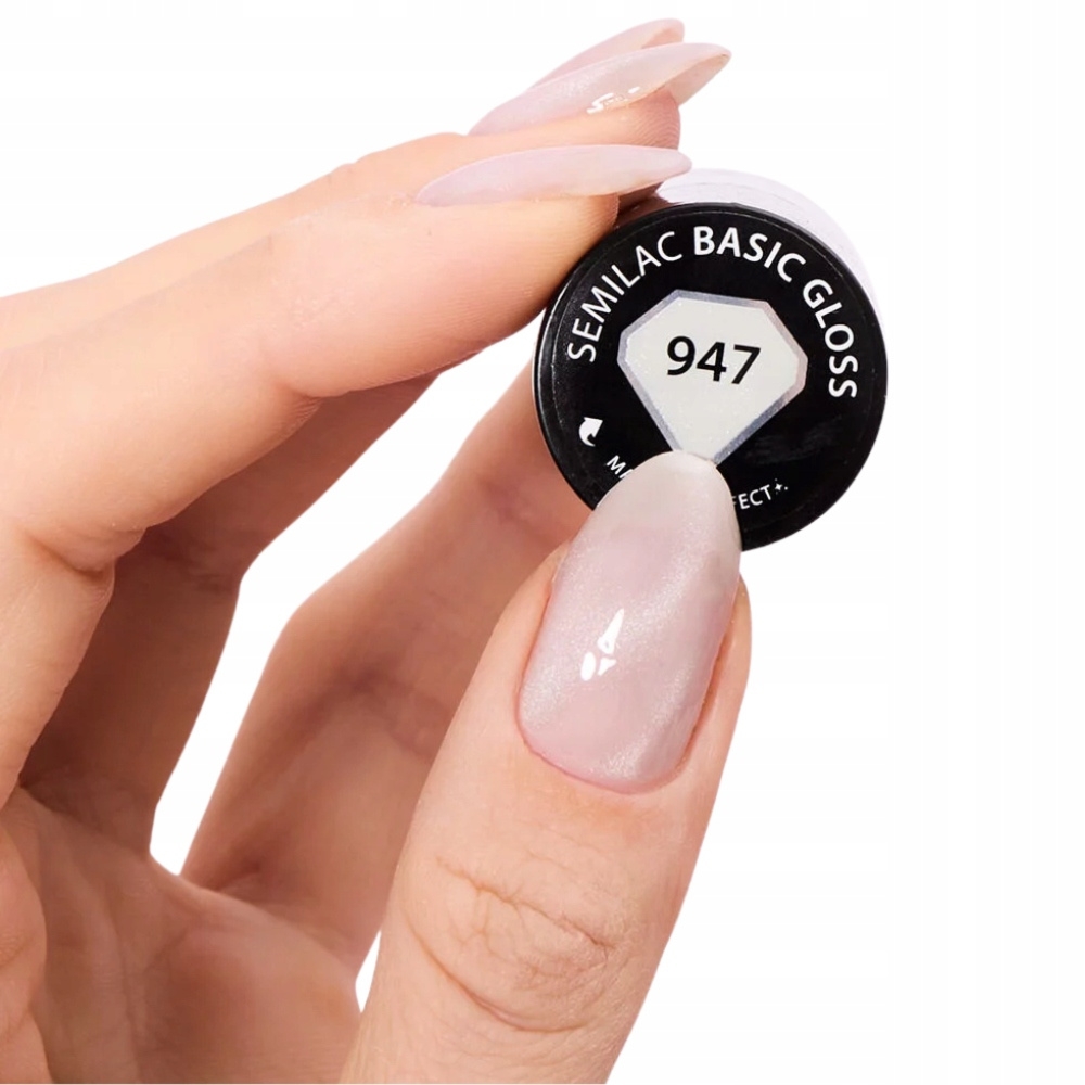 Semilac Lakier Hybrydowy Do Paznokci Manicure Cat Eye 947 Basic Gloss 7ml