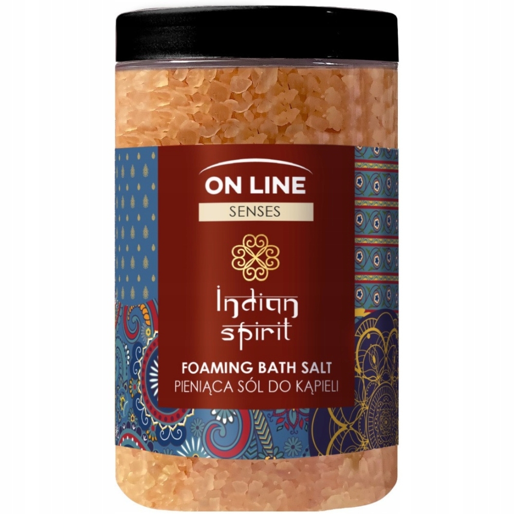 On Line Senses Indian Spirit Pieniąca Sól Do Kąpieli Olejek Moringa 480g