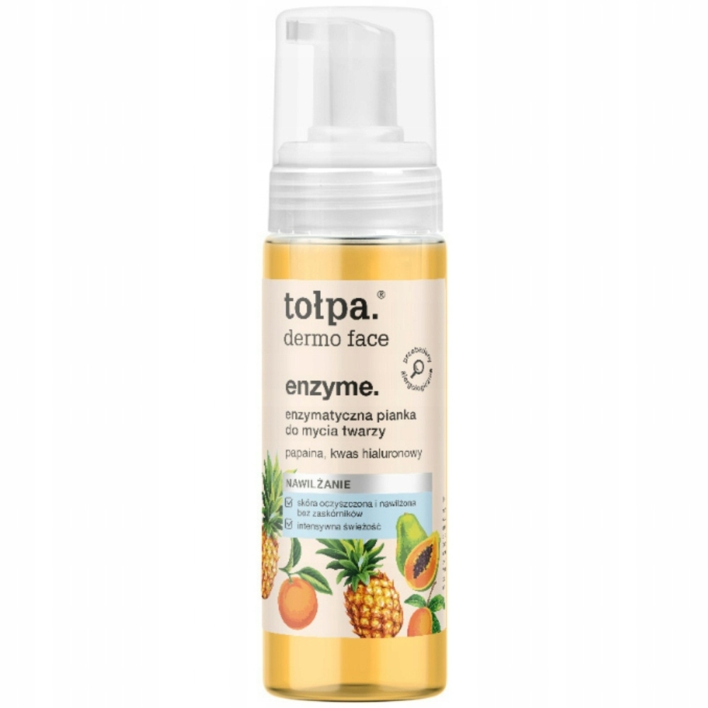 Tołpa Dermo Face Enzyme. Enzymatyczna Pianka Do Mycia Twarzy Papaina 150ml