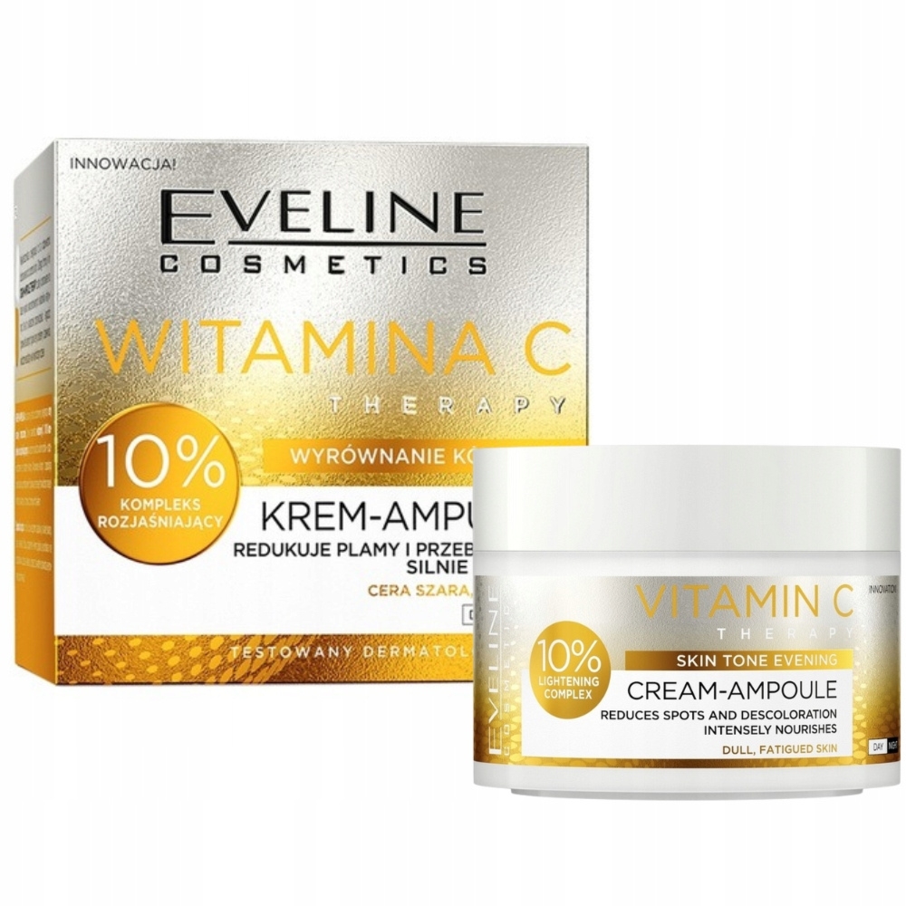 Eveline Witamina C Therapy Krem Do Twarzy Redukujący Przebarwienia 50ml