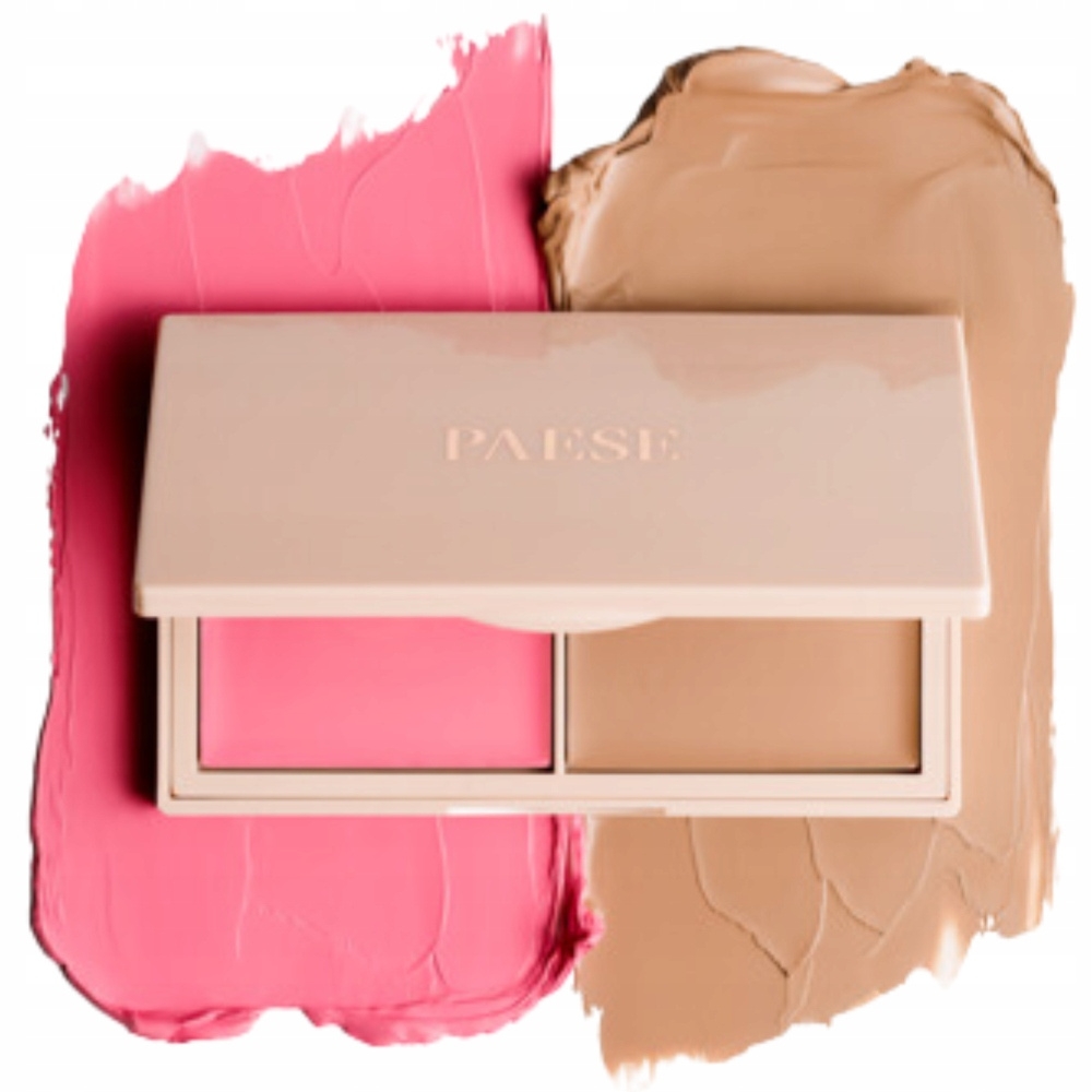 Paese Kiss My Cheeks Paleta Do Konturowania Kremowy Bronzer + Róż Cold 15g